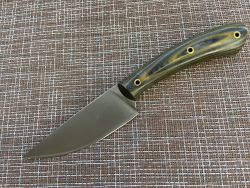 Нож "Кухонный-2", клинок сталь Bohler K340, рукоять микарта